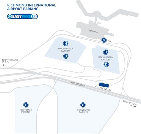 Richmond International Airport Map | Draw A Topographic Map