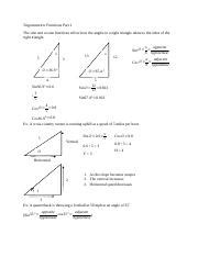 Master Trigonometric Functions: Sine, Cosine & Applications | Course Hero