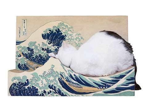 Great Wave Off Kanagawa Cat Scratcher | The Green Head