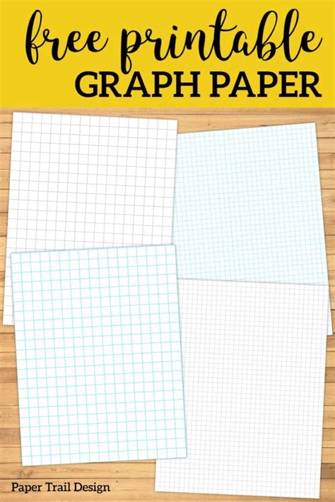 Free Printable Graph Paper - Paper Trail Design | Printable graph paper, Grid paper printable ...