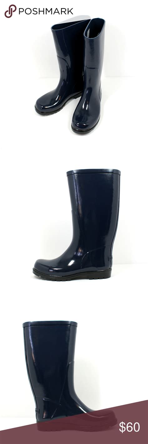 Columbia Rain Boots (Downpour) Dark Navy Blue Columbia Rain Boots ...