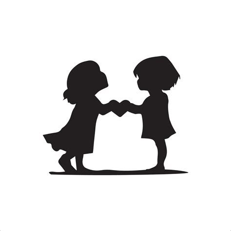 flat design couple holding hands silhouette 26764599 Vector Art at Vecteezy