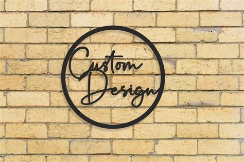 Custom Metal Sign, Metal Wall Art, Metal Sign Hanging, Your Design - Etsy