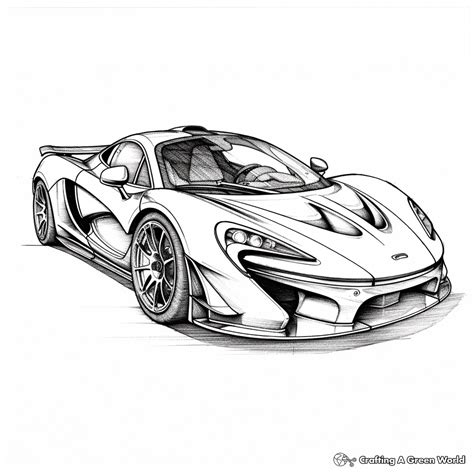 Supercar Coloring Pages - Free & Printable!