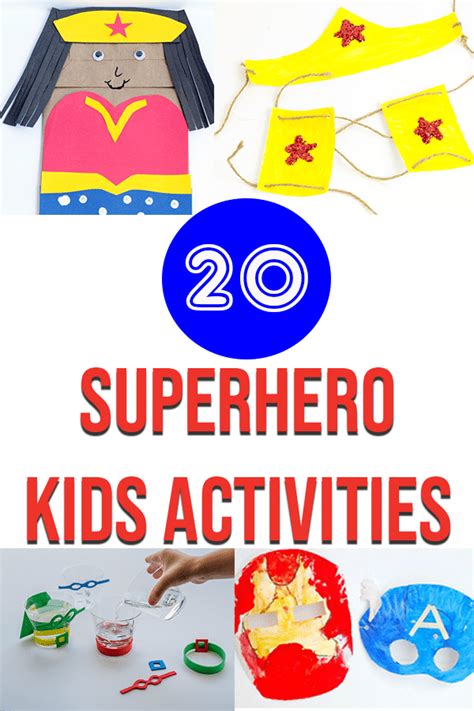 20 Superhero Activities for Kids to Make and Do