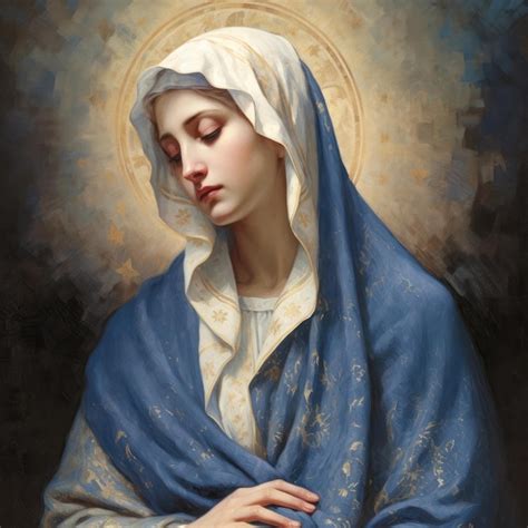 Premium Photo | Painting of the Virgin Mary mother of Jesus Madonna Religion faith Christianity ...