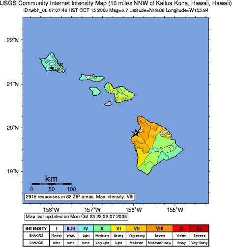 HAWAII EARTHQUAKE - THE EARTHQUAKE OF 15 OCTOBER 2006 IN HAWAII - by Dr ...