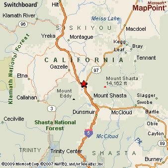 Where is Weed, California? see area map & more