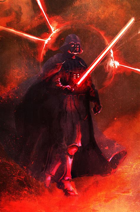 Darth Vader on Mustafar by cobaltplasma on DeviantArt