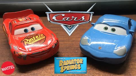 Mattel Lightning McQueen & Sally Disney Pixar Cars Die-Cast - YouTube