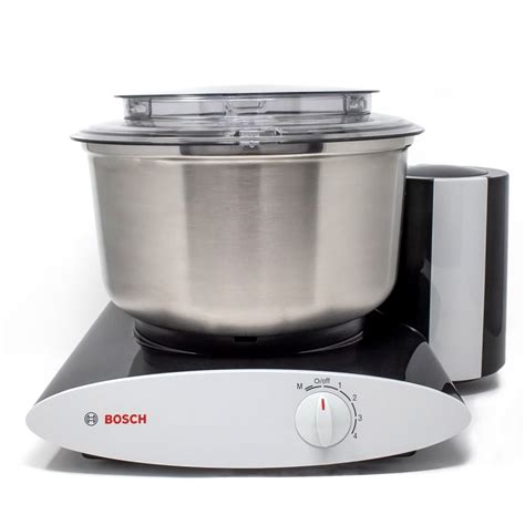 REFURBISHED Black Bosch Universal Plus Mixer with Stainless Steel Bowl R2