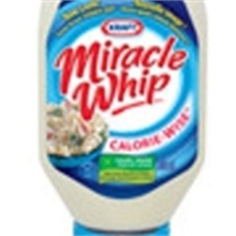 Miracle Whip: Calorie Wise Calories and Nutrition Facts - DailyBurn Tracker