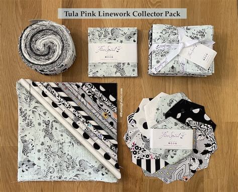 Tula Pink Linework Collector Pack (5-Piece) - Petting Fabric