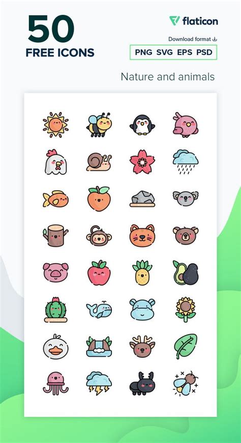 50 free icons of Nature and animals designed by Freepik | Free icons, Free desktop icons ...