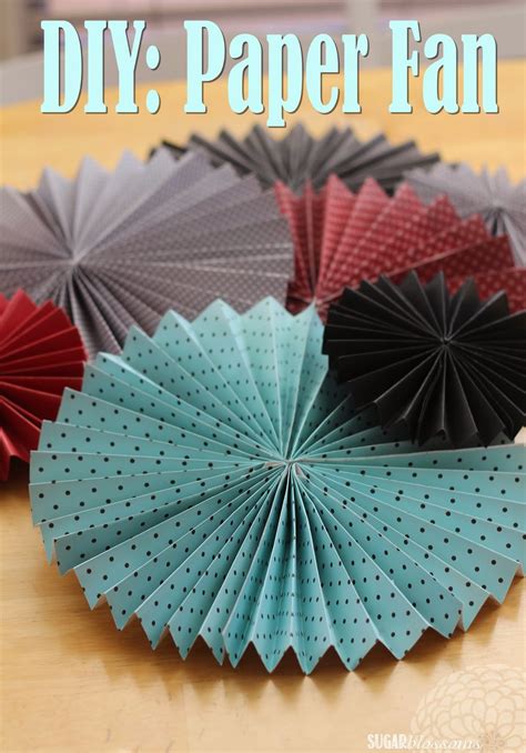 Sweet Sugar Blossoms: DIY: Paper Fans