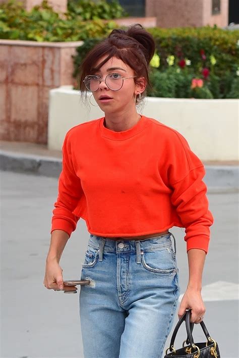 Sarah Hyland Street Style - Studio City 12/22/2019 • CelebMafia