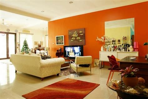 Paint walls – paint ideas for orange wall design | Interior Design Ideas | AVSO.ORG