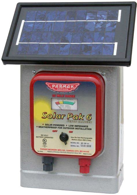 Deluxe Field Solar Pak 6 Fence Charger Parker Mccrory - Chargers | Electric Fencing