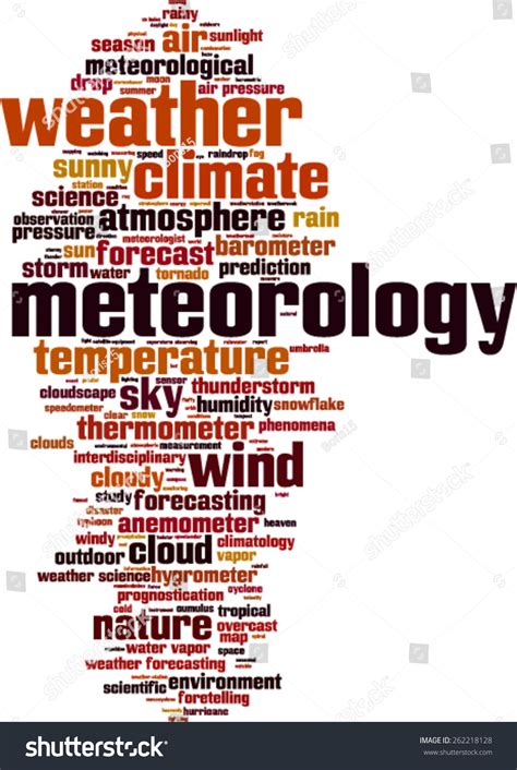 Meteorology Word Cloud Concept Vector Illustration Stock Vector ...