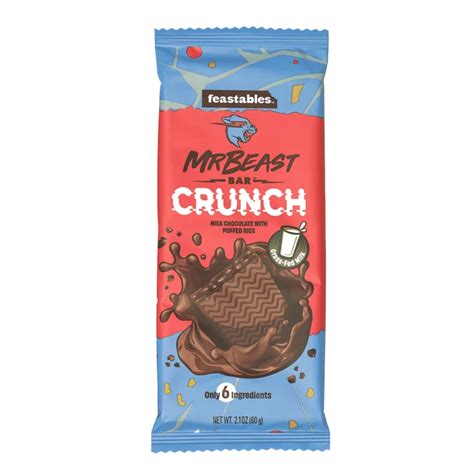 Feastables MrBeast Chocolate Quinoa Crunch (60g X 10) –, 49% OFF