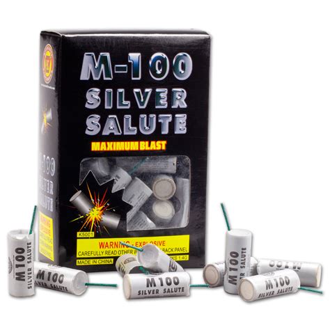 M-100 Silver Salutes - Keystone Fireworks