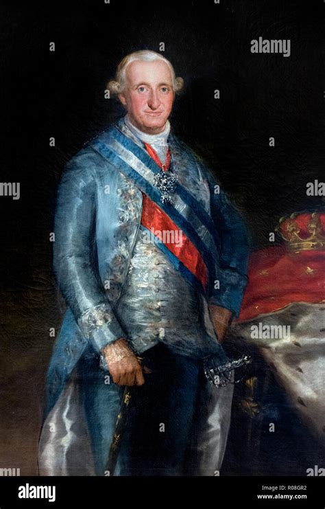 Carlos IV. Portrait of King Charles IV of Spain (1748-1819) by Francisco José de Goya y ...