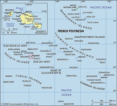 Tahiti Map