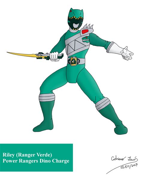 Riley - Ranger Verde - Power Rangers Dino Charge by adrianoverissimo on ...