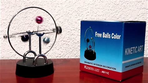 Free Balls Color Kinetic Art Perpetual Motion - YouTube