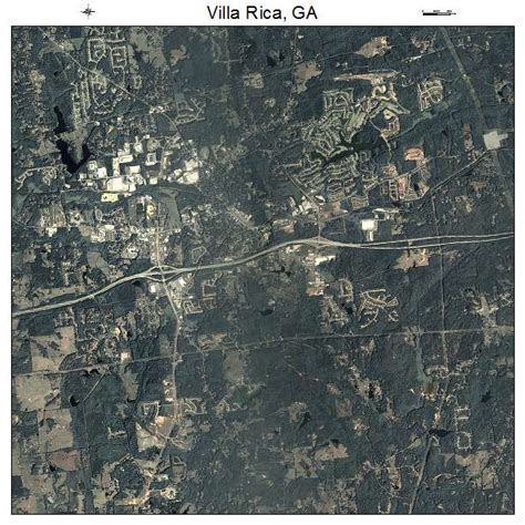 Aerial Photography Map of Villa Rica, GA Georgia