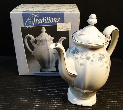 Johann Haviland Blue Garland Traditions TeaPot Coffee Pot in Original ...