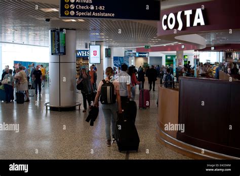 Birmingham Airport interior view, UK Stock Photo - Alamy