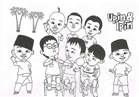 Upin Ipin Coloring Pages (Complete) - Coloring Pages Inside Out Coloring Pages, Snowman Coloring ...