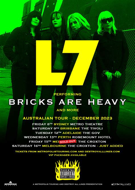 L7 perform ‘Bricks Are Heavy’ | Australian Tour 2023