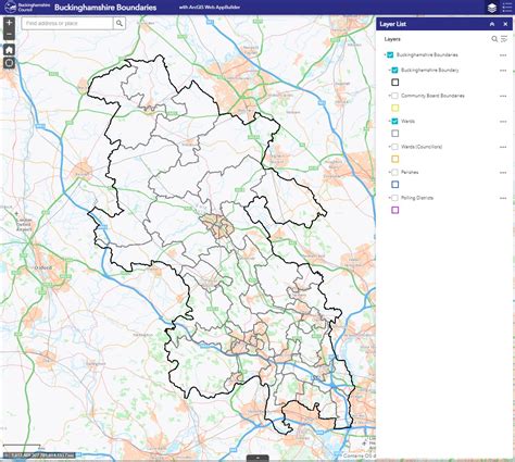 Map of Buckinghamshire - Bucks Data Exchange