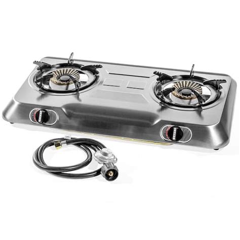 XtremepowerUS Stainless Steel Propane LPG Gas Stove Portable Fryer ...