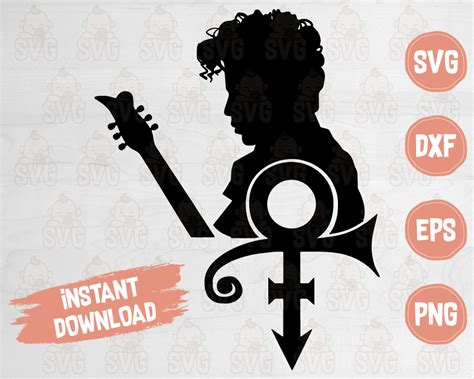 Prince Svg, Prince Logo Silhouette, Prince Cut File for Cricut - Svg Baby