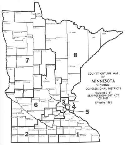 What Minnesota congressional districts’ different rates of population ...