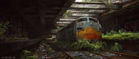 Abandoned subway station by AllenLimCy on DeviantArt