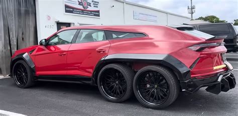 Take A Look At The Custom-Made Lamborghini Urus 6x6