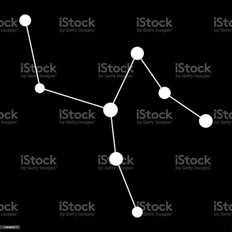 Camelopardalis Constellation Map Vector Illustration Stock Illustration ...