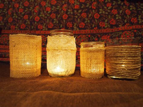 our urban cottage: Rustic candle holders diy