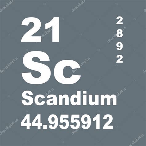 Scandium Periodic Table Elements - Stock Photo , #Aff, #Table, # ...