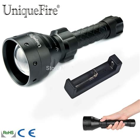 UniqueFire Zoom Power Style Flashlight 3 Modes UF 1405 IR940nm Hunting Flashlight+One Slot ...