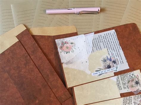 Cottagecore Soft Aesthetic Stationery Set Unique Kit with | Etsy