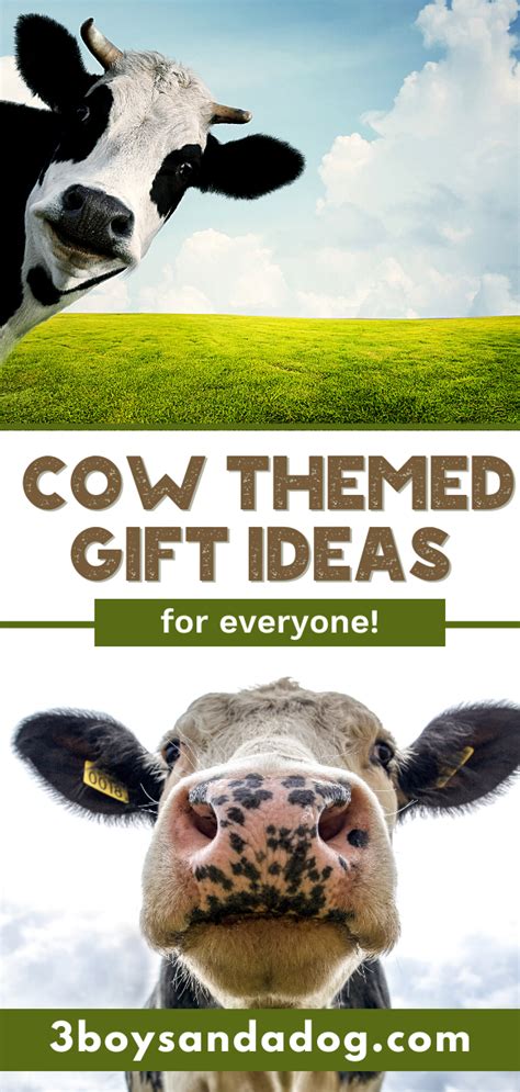 15 Cow Lovers Gift Ideas - 3 Boys and a Dog