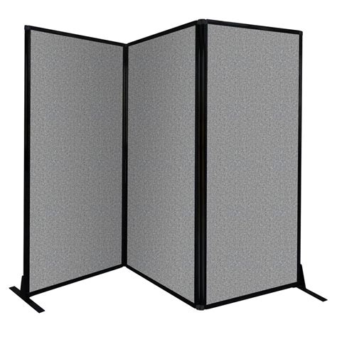 Versare Afford-a-Wall Folding Portable and Partition with acoustical 2 Panel Freestanding Room ...