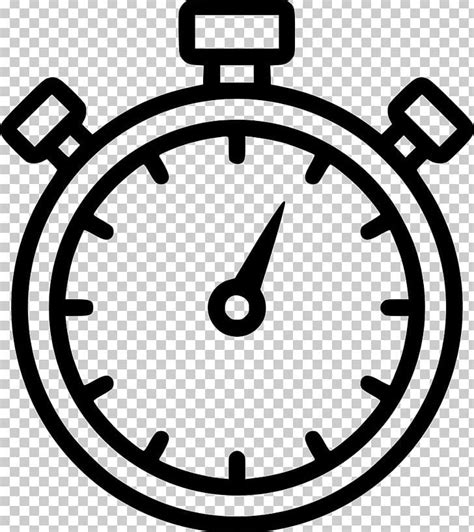 Stopwatch Drawing Computer Icons PNG - angle, area, art icon, black and white, chronometer watch ...