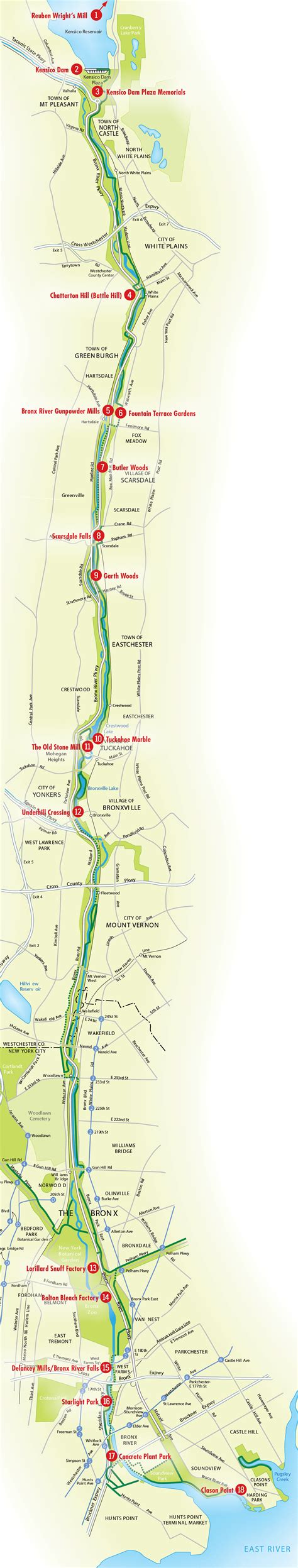 Bronx River Map — Scarsdale Historical Society