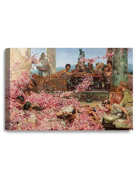 DECORARTS - The Roses of Heliogabalus by Lawrence Alma-Tadema. Oil Painting Reproduction, Giclee ...